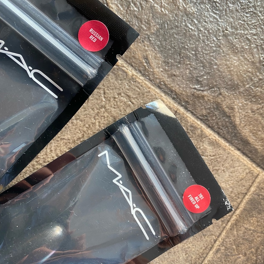 MAC cosmetics Lipsticks All fired up and Russian Red NEW! Price includes 2